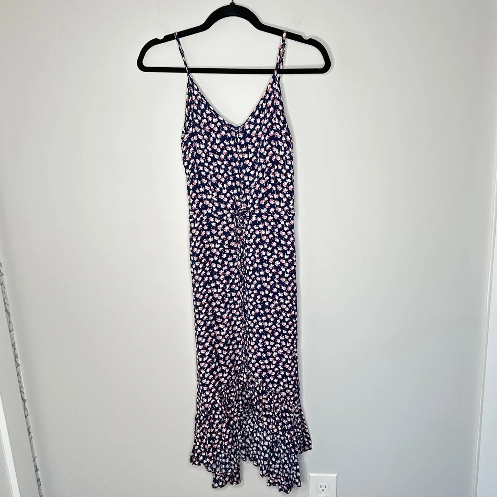 Rails Friday Pink Poms Midi Dress Size XSmall  Beach, Resort, Holiday, Vacation‎